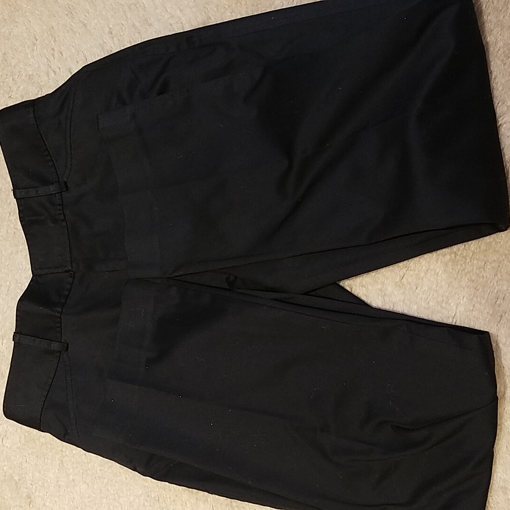 RALPH LAUREN DEEP BLACK DRESS PANTS HIGH WAISTED   6